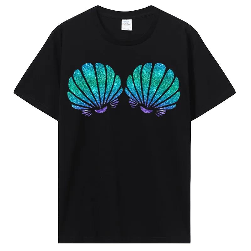 Funny Mermaid Sea Shell Br4 Costume Hot  Hipster Funny Japanese T-shirt High Quality T-shirt Streetwear Harajuku Fas